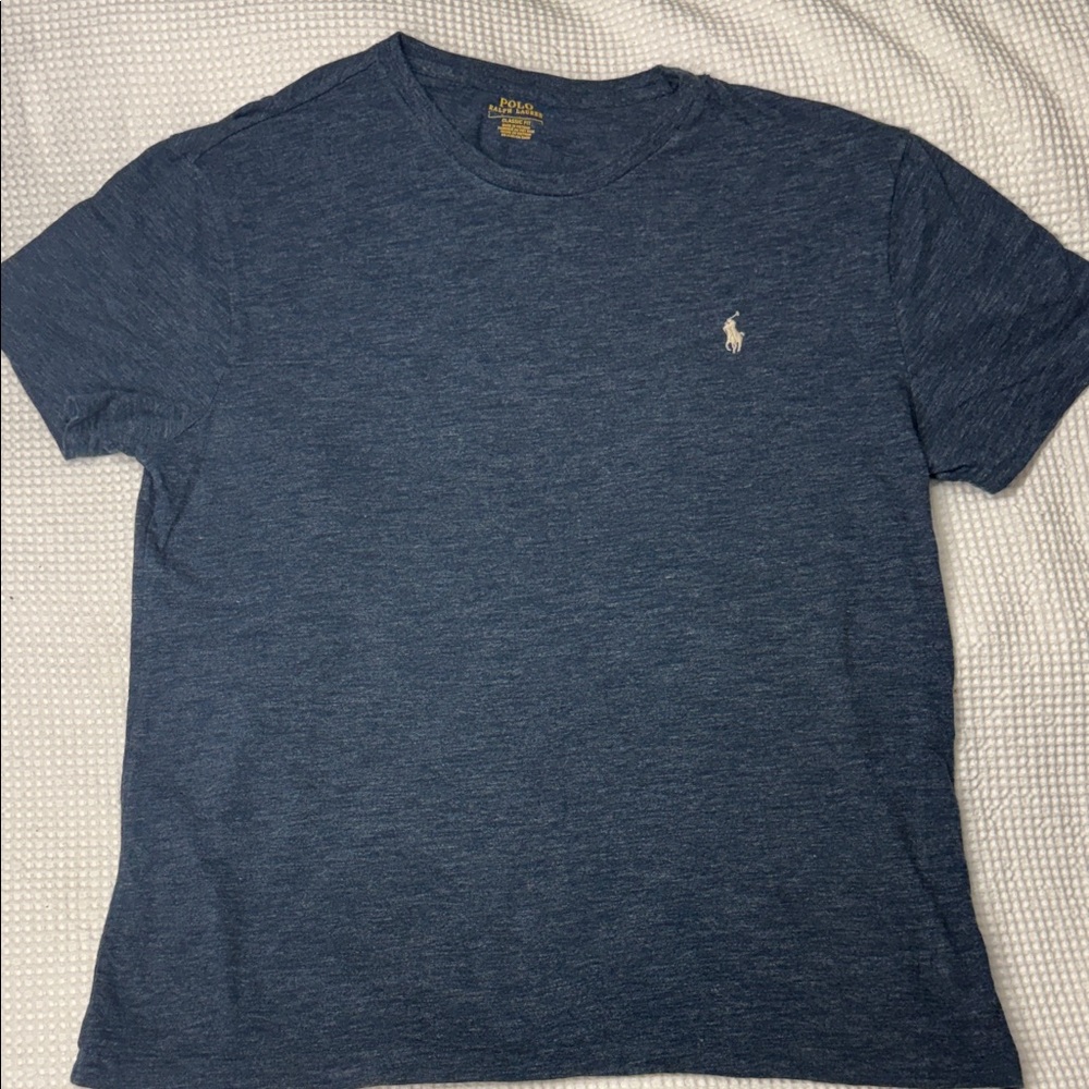 💙 Polo Ralph Lauren T Shirt Blue Classic Fit Short Sleeve Tee Men’s Large